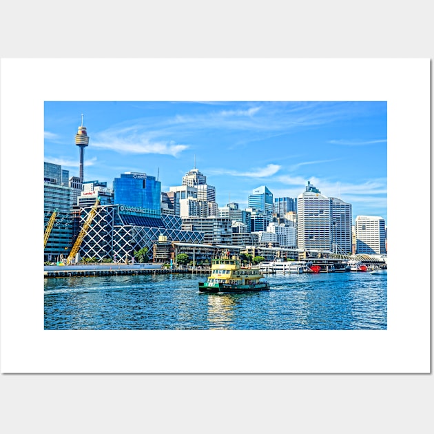 King Street Wharf, Darling Harbour, Sydney, NSW, Australia Wall Art by Upbeat Traveler